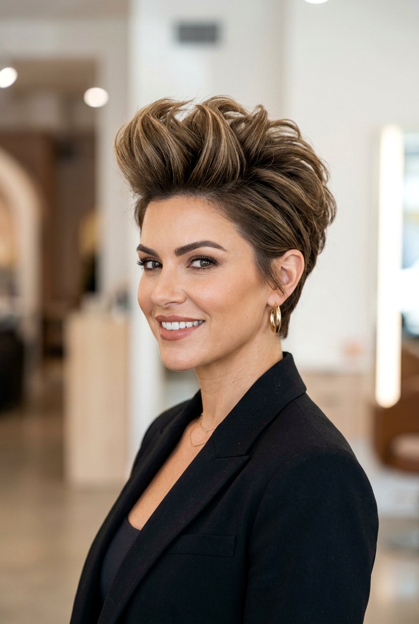 Voluminous Pixie Cut - 20 pixie haircuts for women - 20 pixie haircuts for women