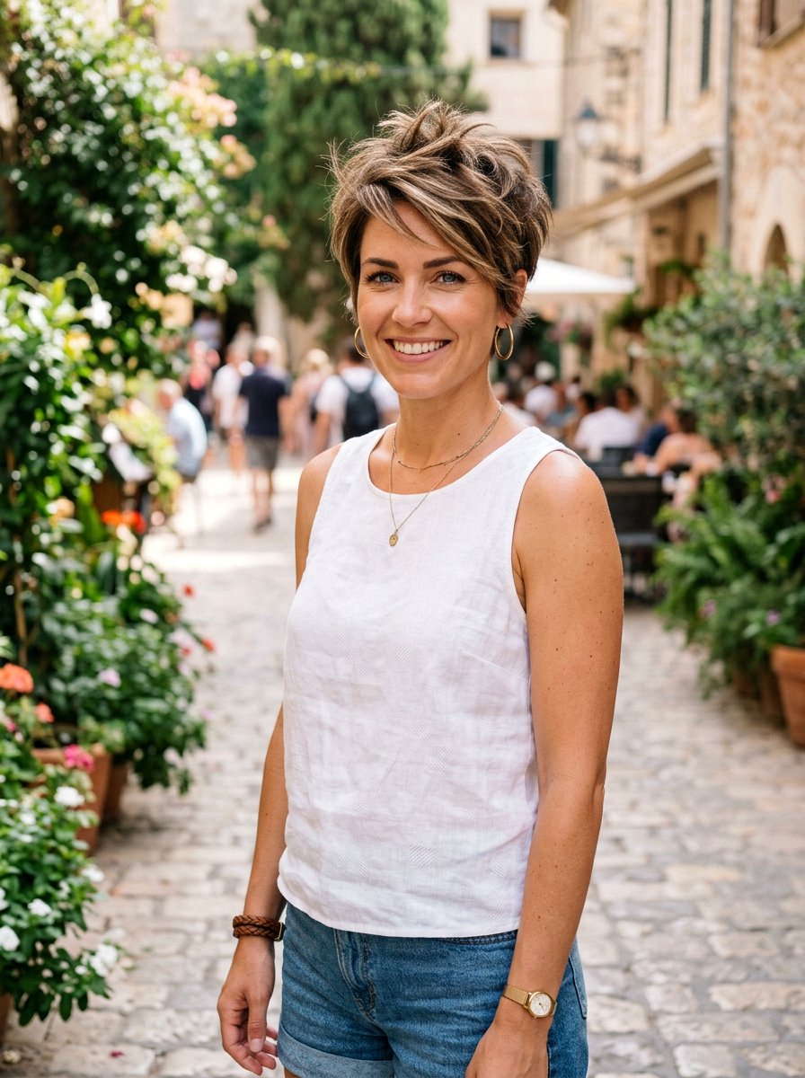 Voluminous Pixie Cut - 20 hairstyle to create volume at crown - 20 hairstyle to create volume at crown