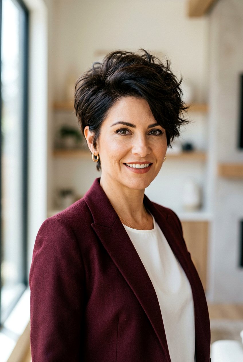 Voluminous Pixie Cut For Thick Hair - 20 classy office pixie haircut - 20 classy office pixie haircut