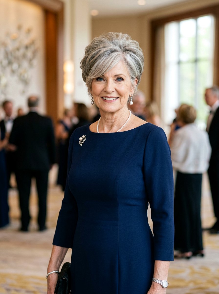 Voluminous Pixie With Side Swept Bangs - 20 pixie cut with side swept bangs for older women - 20 pixie cut with side swept bangs for older women