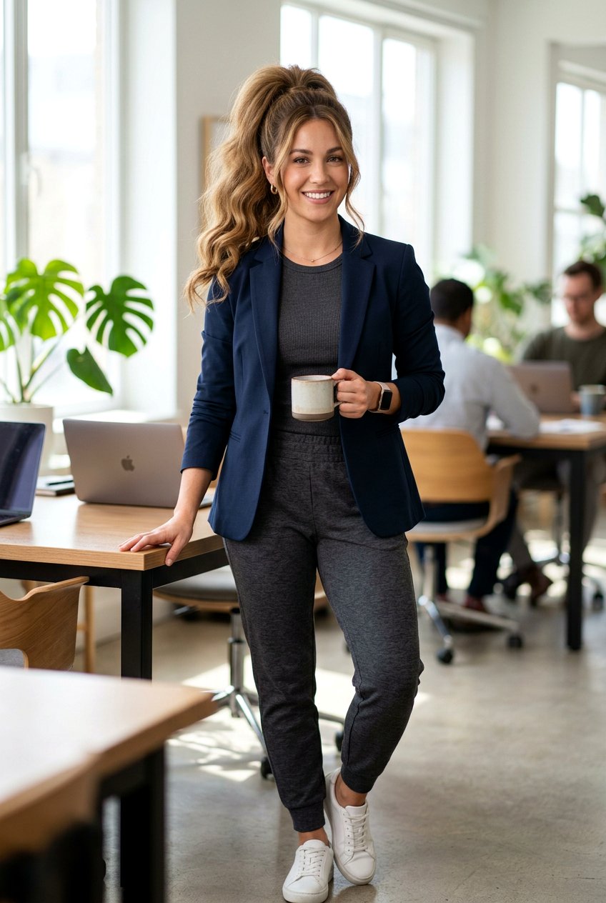 Voluminous Ponytail - 20 office hairstyle for thin fine hair - 20 office hairstyle for thin fine hair