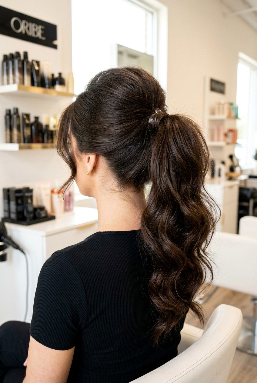 Voluminous Ponytail - 20 easy ponytail hairstyles - 20 easy ponytail hairstyles