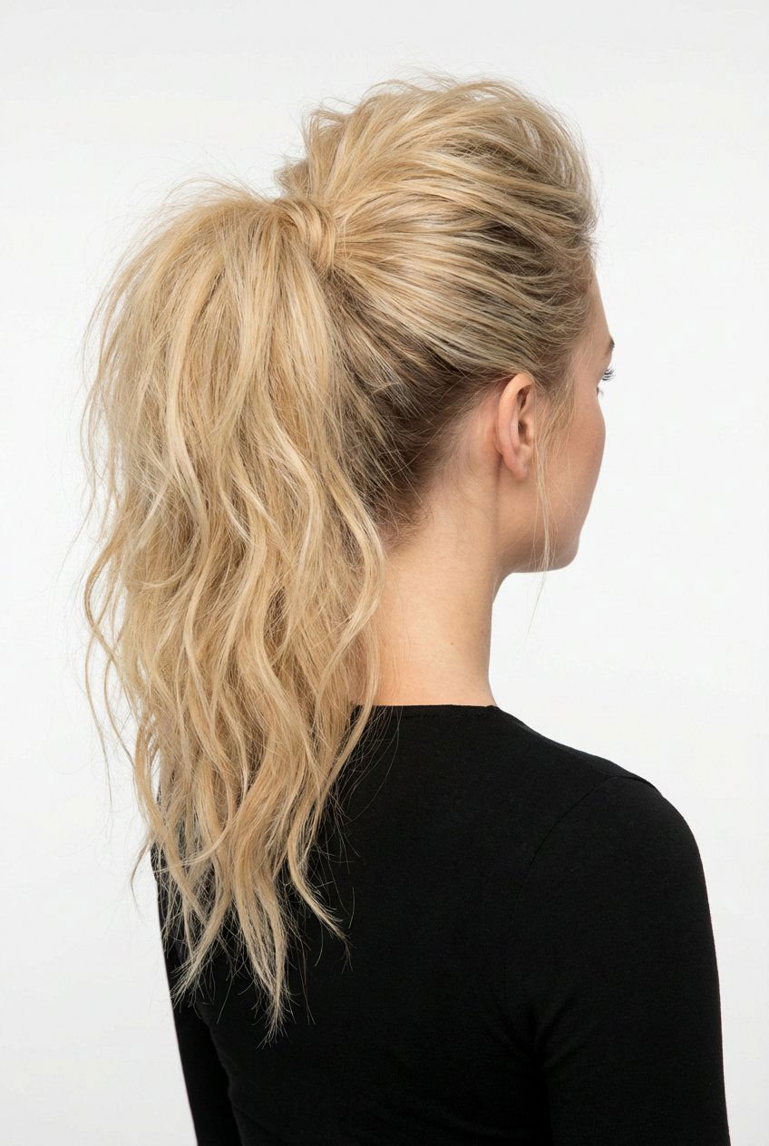 Voluminous Ponytail For Thin Hair - 20 hairstyles for thin hair - 20 hairstyles for thin hair