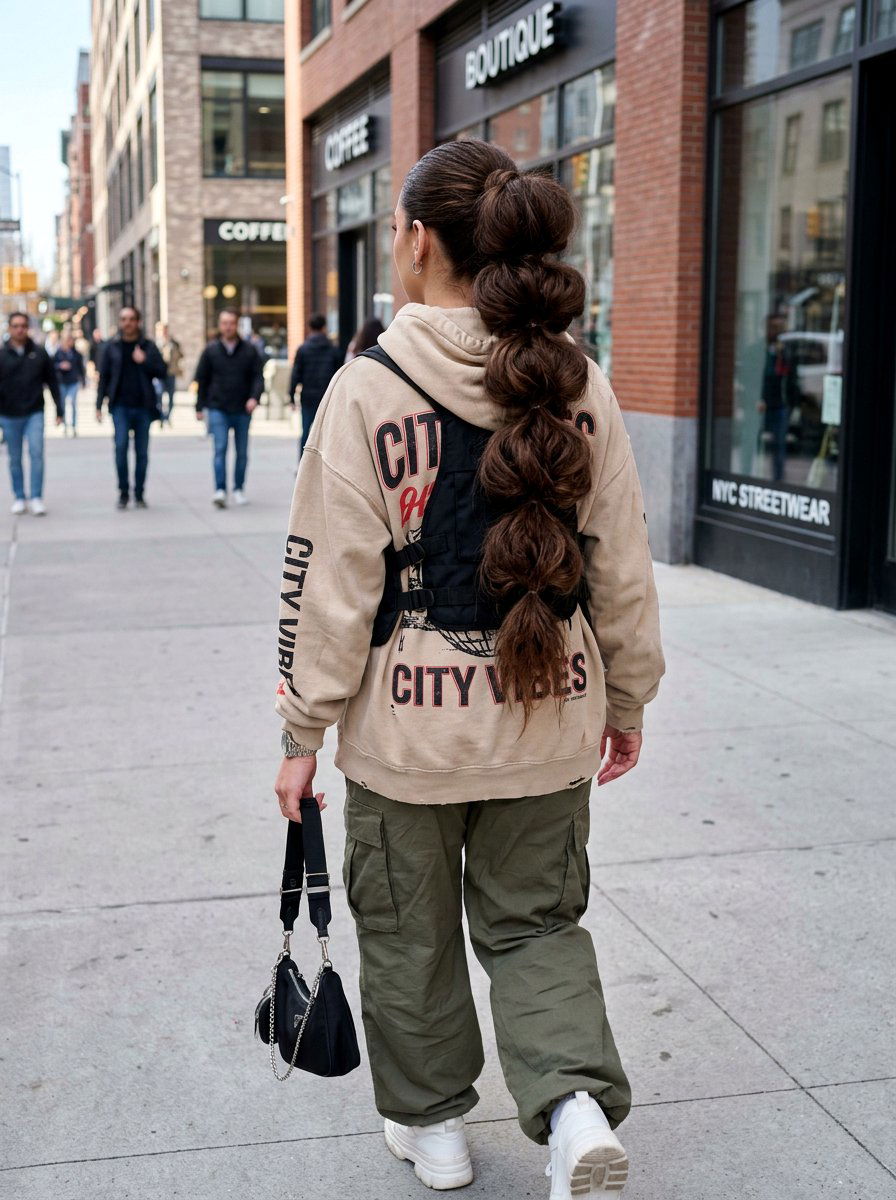 Voluminous Pull Through Braid Ponytail - 20 pull through braid ponytail - 20 pull through braid ponytail