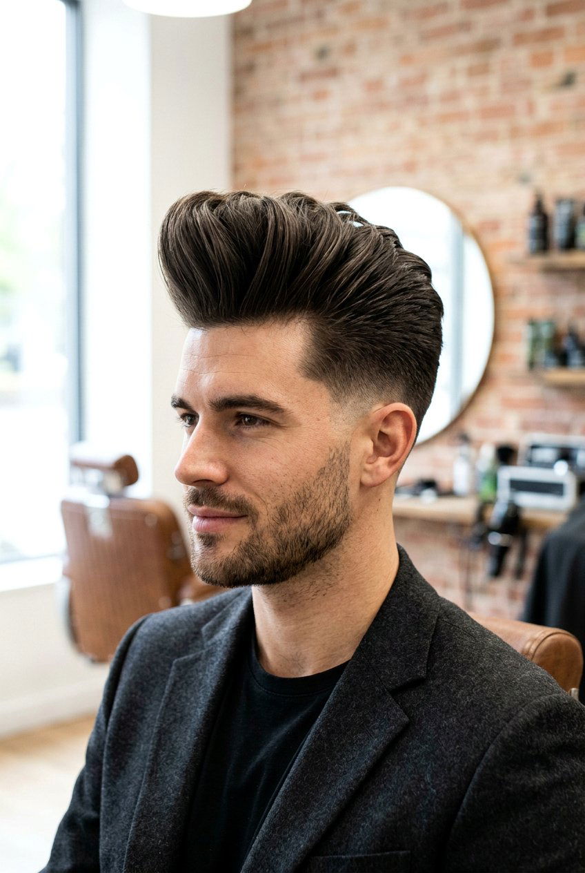 Voluminous Quiff - 20 quiff haircut for men - 20 quiff haircut for men