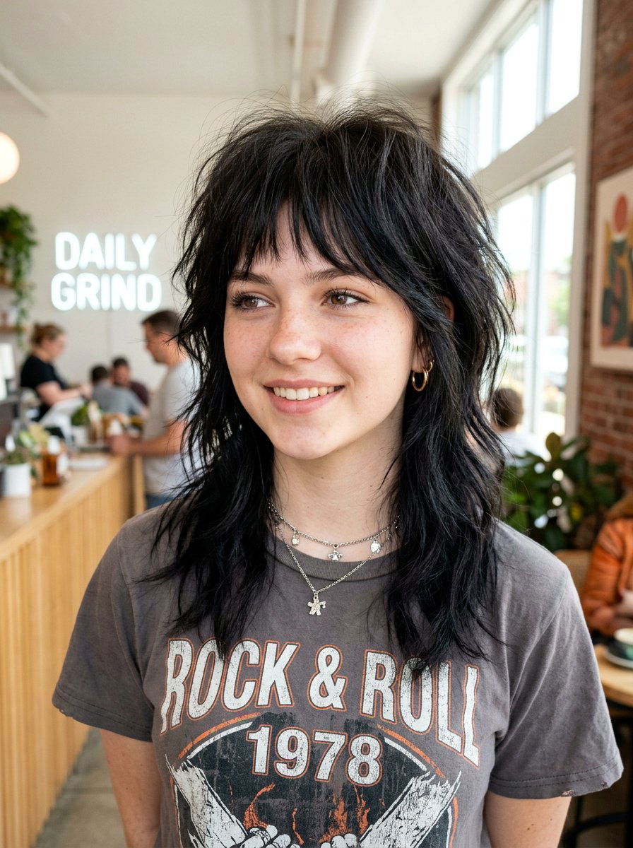 Voluminous Root Lifted Shag - 20 teen girls shoulder length shag haircut - 20 teen girls shoulder length shag haircut