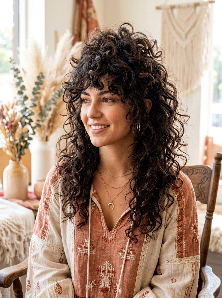 Voluminous Shag Curls - 20 volume haircut for curly hair - 20 volume haircut for curly hair