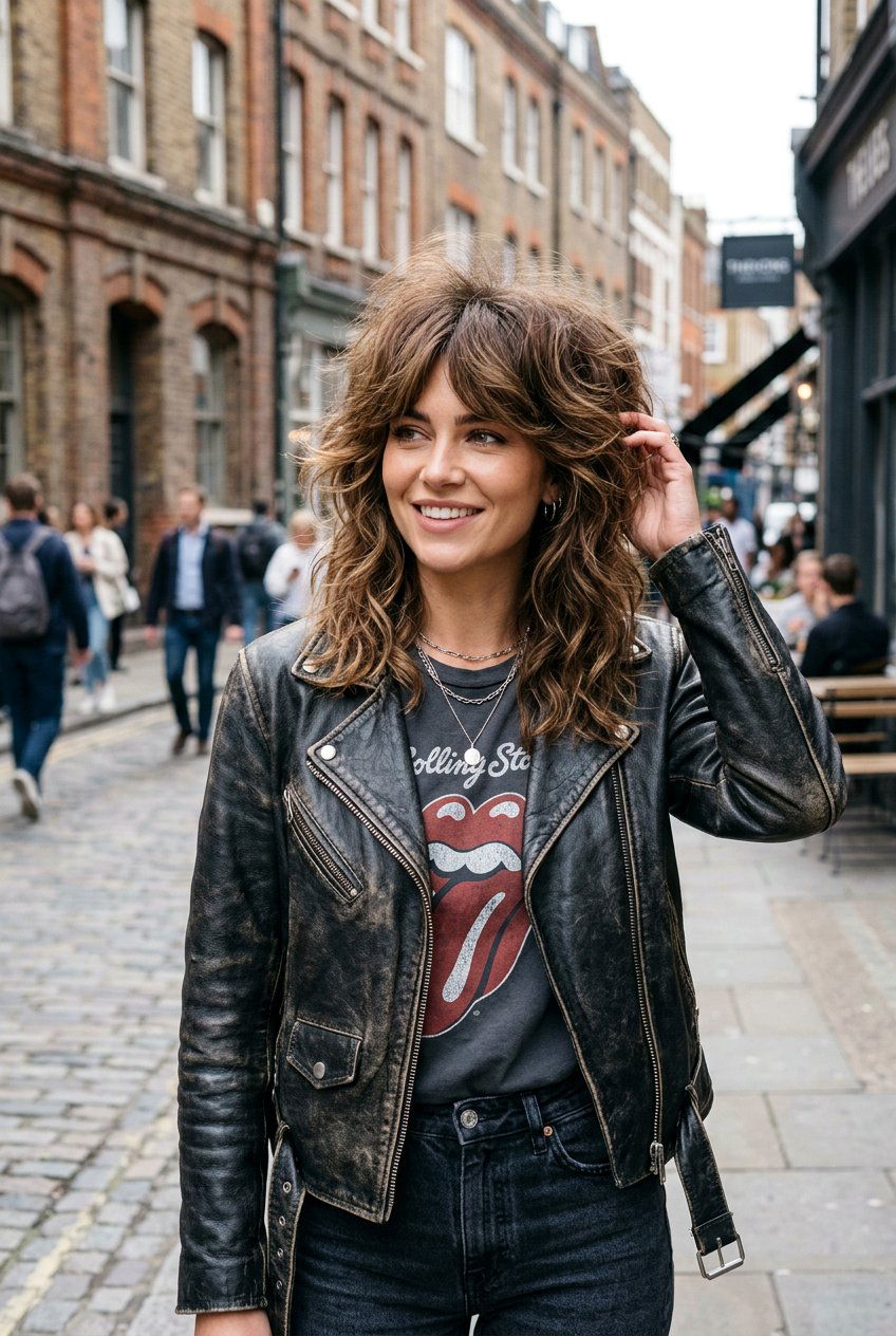 Voluminous Shag Cut - 20 80s layered blowout hairstyle - 20 80s layered blowout hairstyle