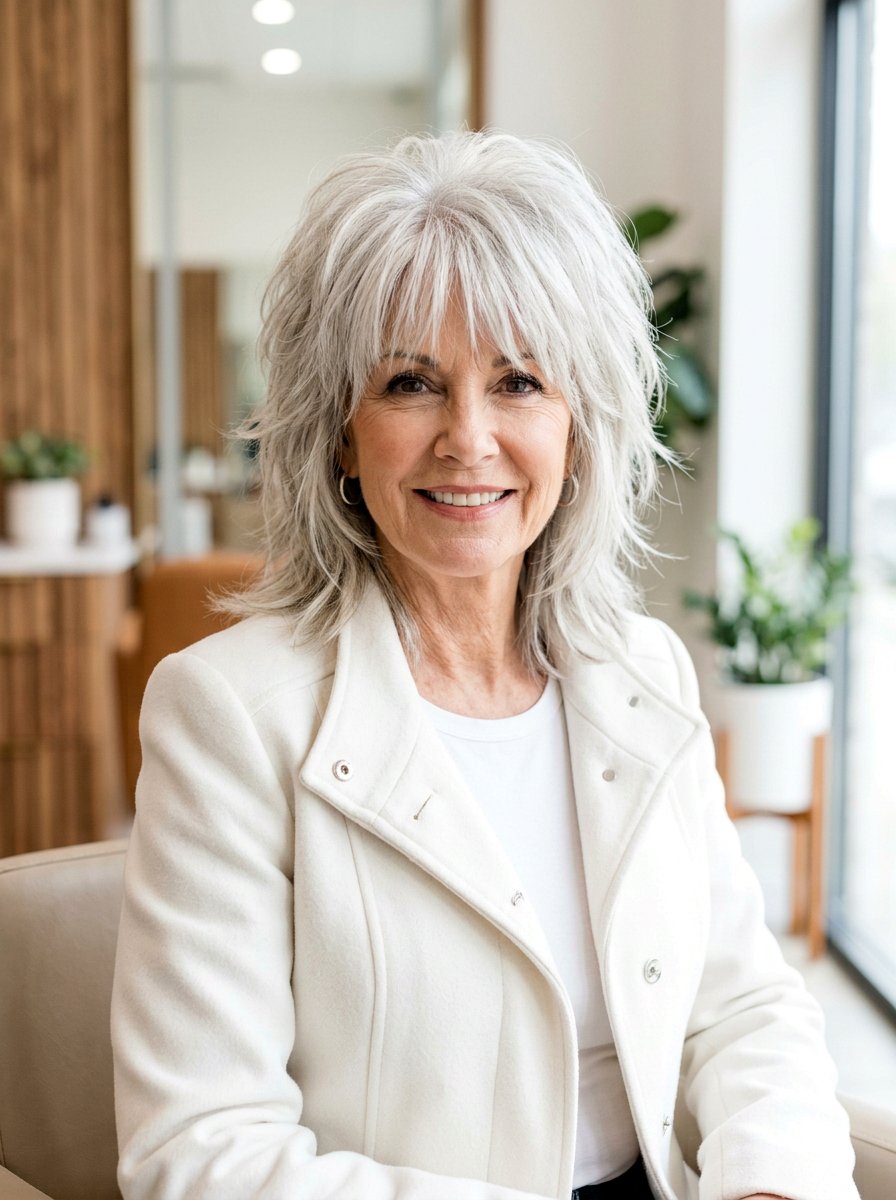 Voluminous Shag Haircut - 20 shag haircut for thick hair over 60 - 20 shag haircut for thick hair over 60