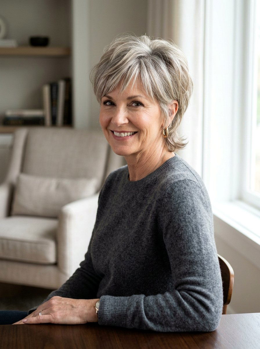 Voluminous Short Mullet - 20 short mullet for women over 50 - 20 short mullet for women over 50