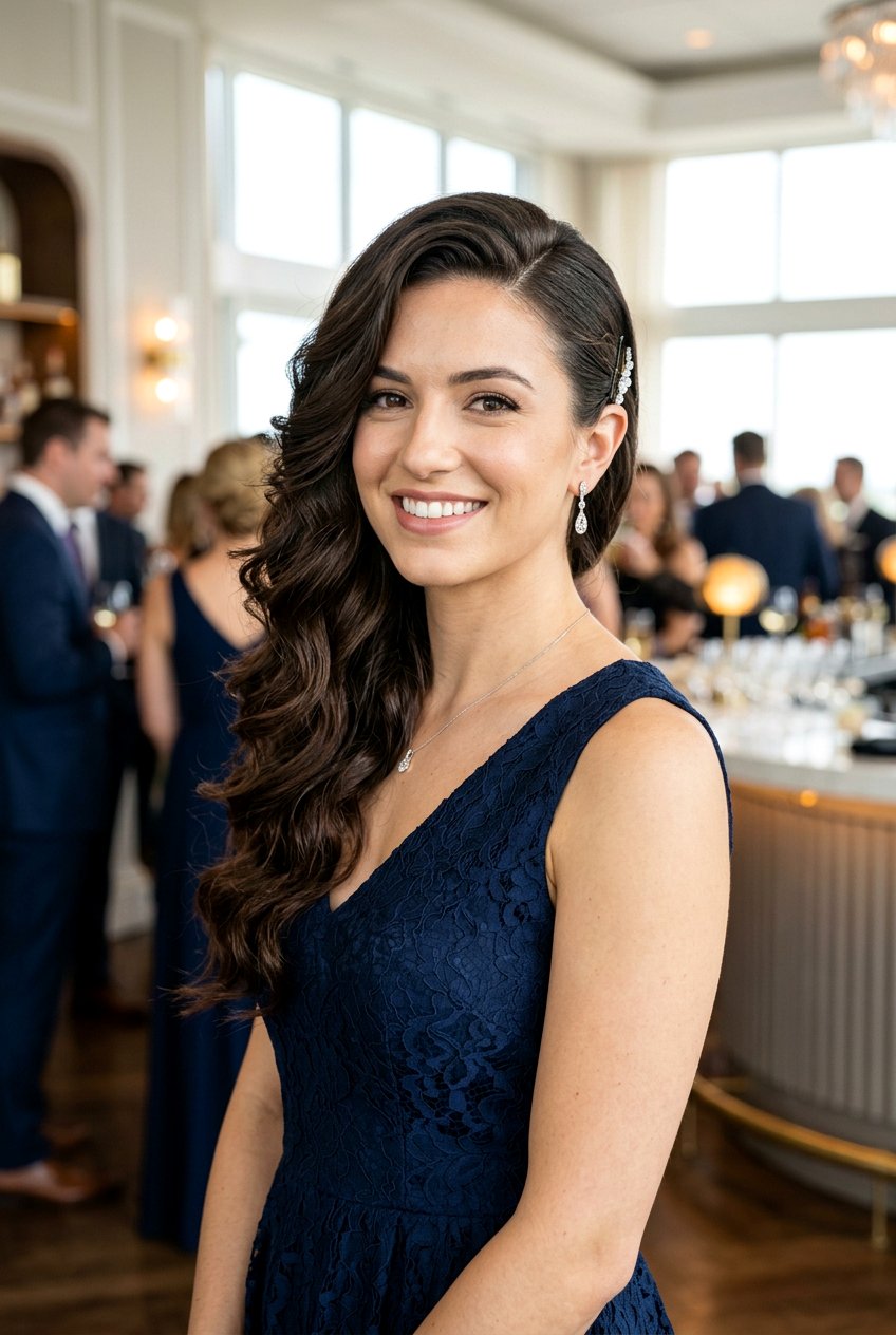 Voluminous Side Sweep - 20 easy morning hairstyle for long layers - 20 easy morning hairstyle for long layers