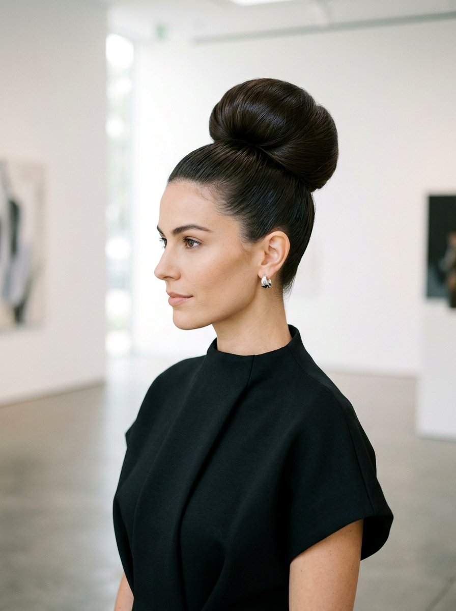 Voluminous Top Knot - 20 glamorous prom hairstyle ideas - 20 glamorous prom hairstyle ideas