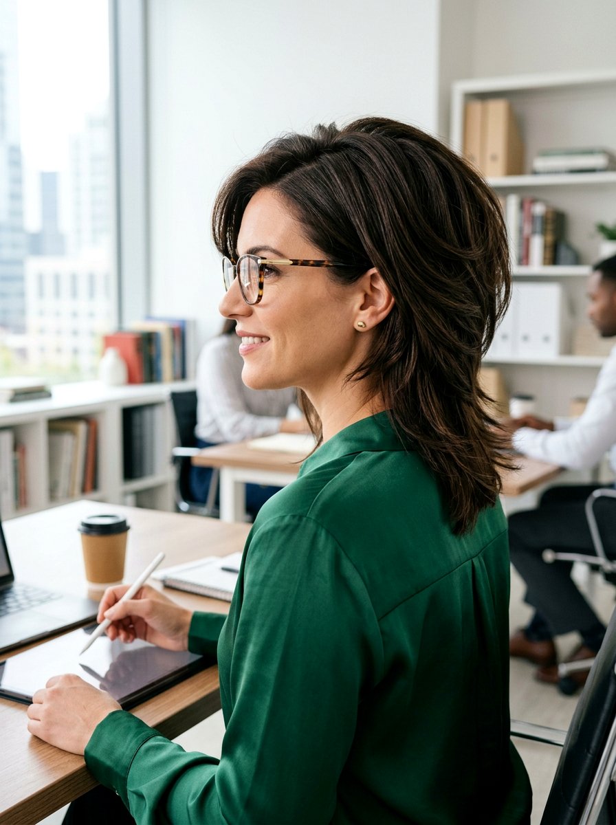 Voluminous Wedge Cut For Glasses - 20 short hairstyles for women with glasses and thin hair - 20 short hairstyles for women with glasses and thin hair