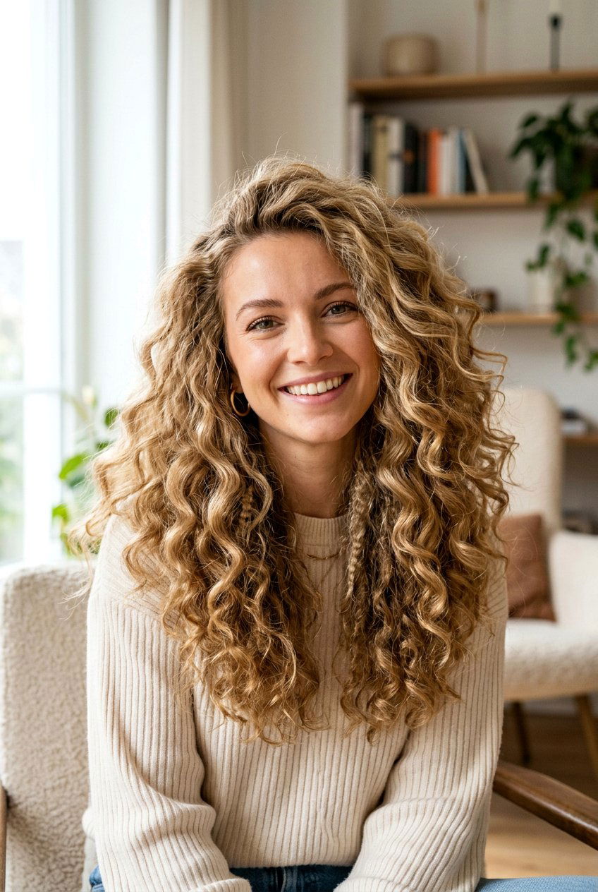 Voluminous crimped curls - 20 crimped hairstyles - 20 crimped hairstyles