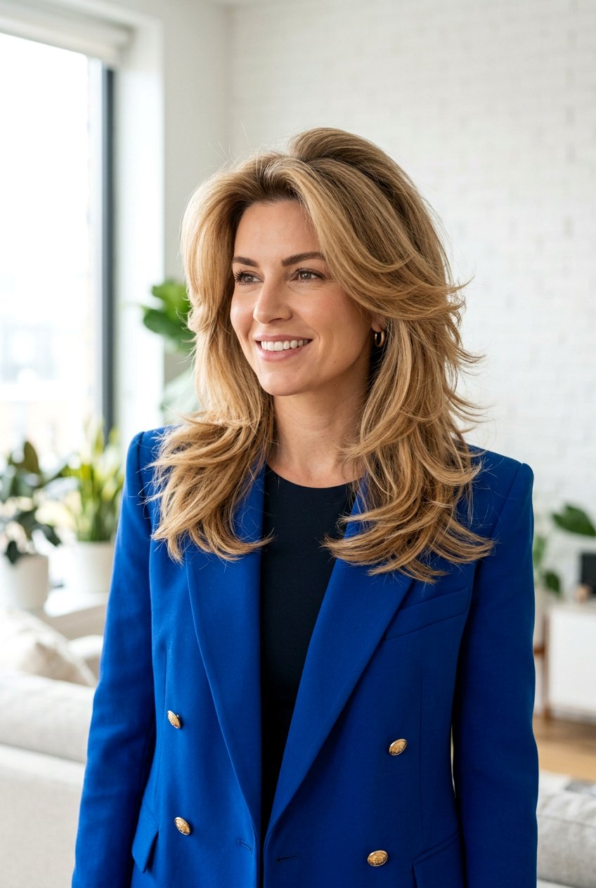 Voluminous feathered haircut fine hair - 20 feathered layers for fine hair women - 20 feathered layers for fine hair women