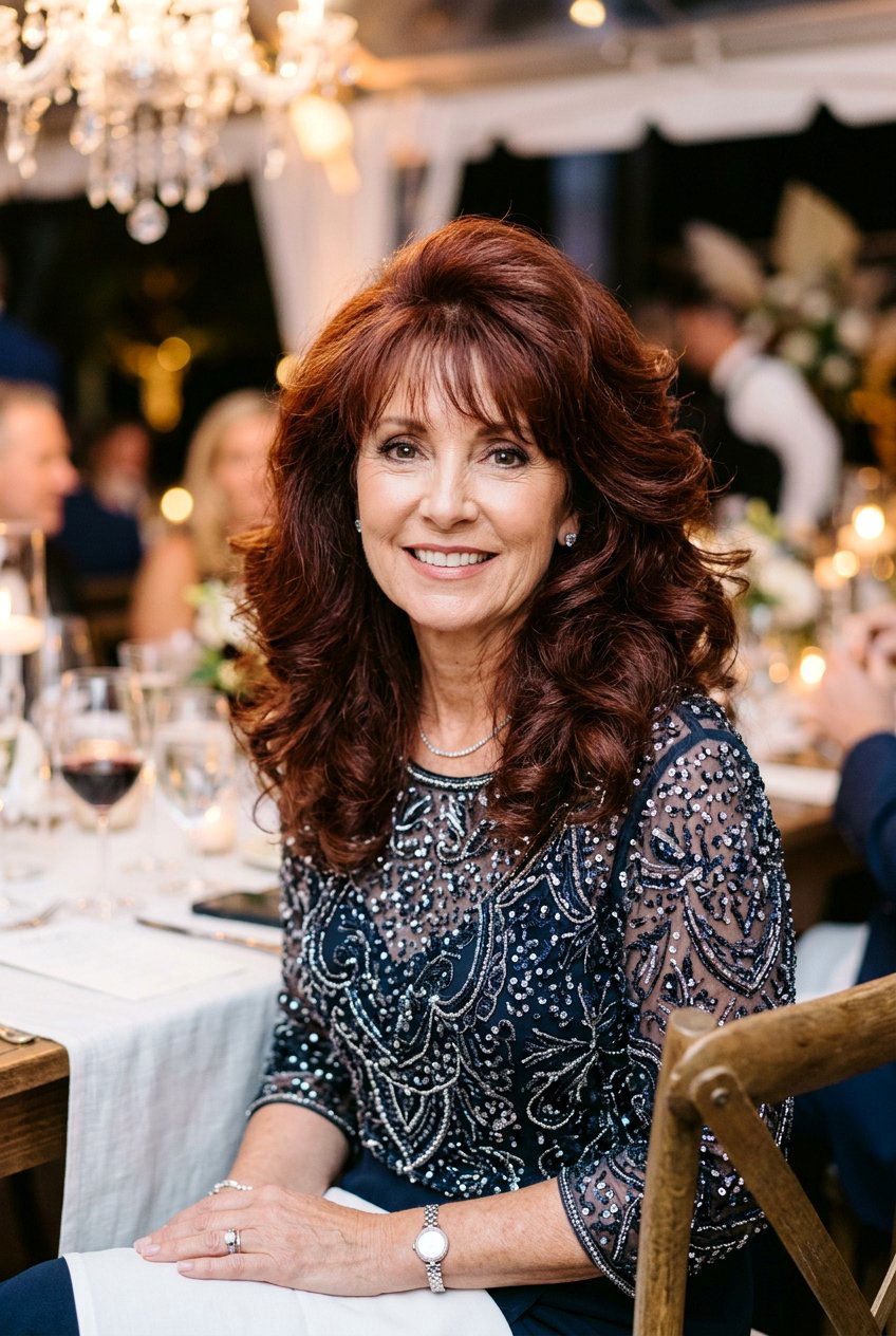 Voluminous hair with wispy bangs - 20 wispy bangs for mature women - 20 wispy bangs for mature women