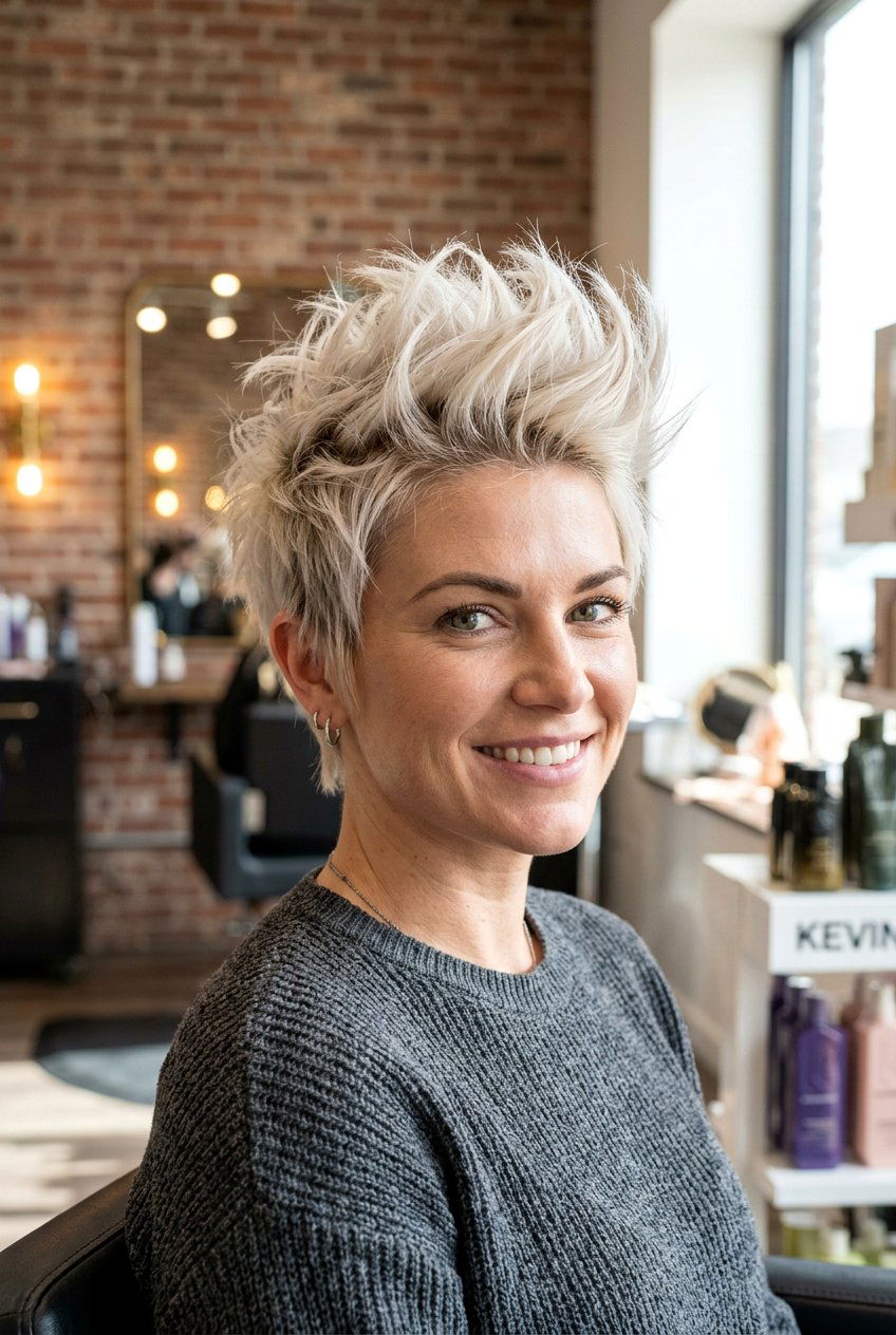 Voluminous spiky pixie - 20 spiky pixie haircut - 20 spiky pixie haircut