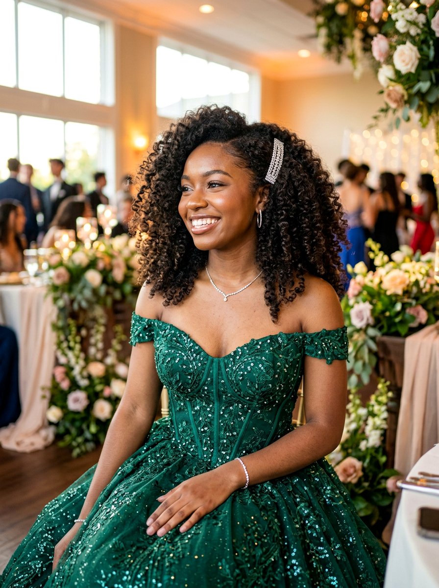 Voluminous wash and go - 20 prom hairstyles for natural hair - 20 prom hairstyles for natural hair