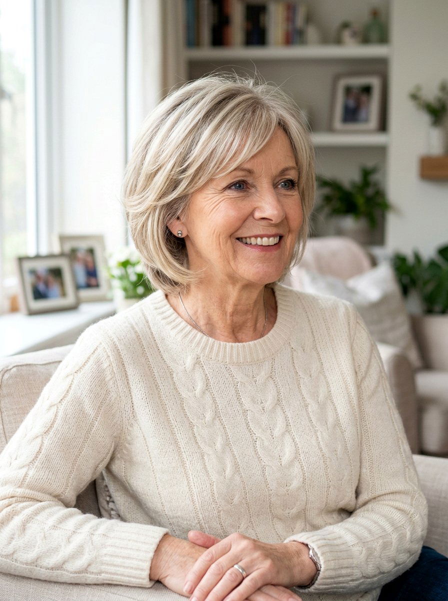 Volumizing Layered Haircut For Older Women - 20 older women haircut ideas for thin hair - 20 older women haircut ideas for thin hair