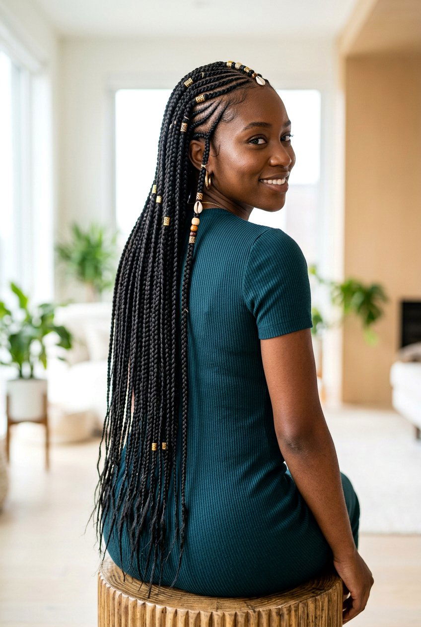 Waist Length Fulani Braids - 20 fulani braids hairstyles - 20 fulani braids hairstyles