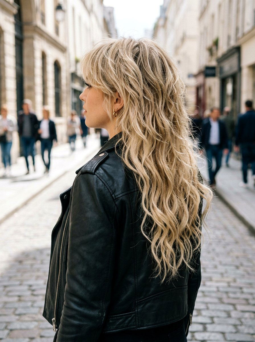 Waist Length Shaggy Layers - 20 waist length layered haircut - 20 waist length layered haircut