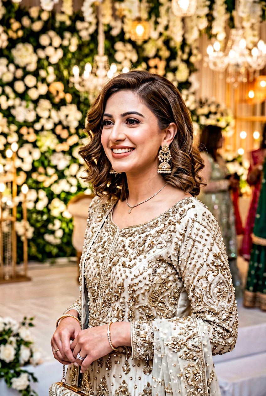 Walima Short Hair Soft Curls - 20 walima hairstyle with soft curls - 20 walima hairstyle with soft curls