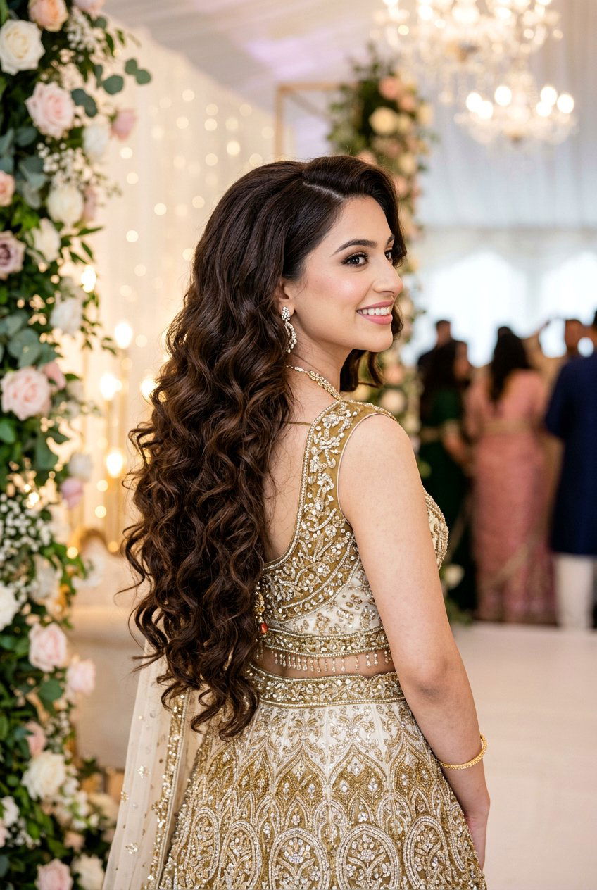 Walima Voluminous Soft Curls For Long Hair - 20 walima hairstyle with soft curls - 20 walima hairstyle with soft curls
