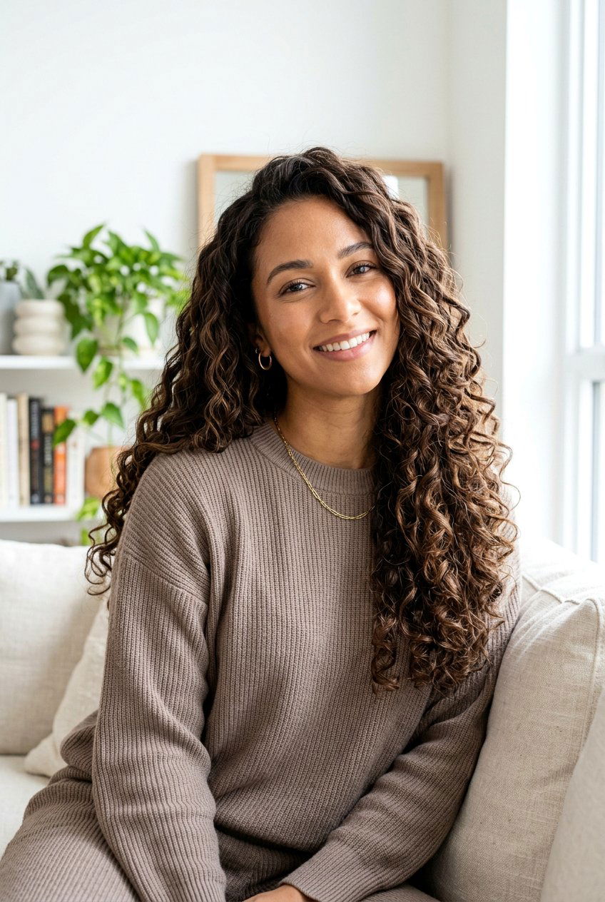 Walnut Brown on Curly Hair - 20 walnut brown hair color - 20 walnut brown hair color