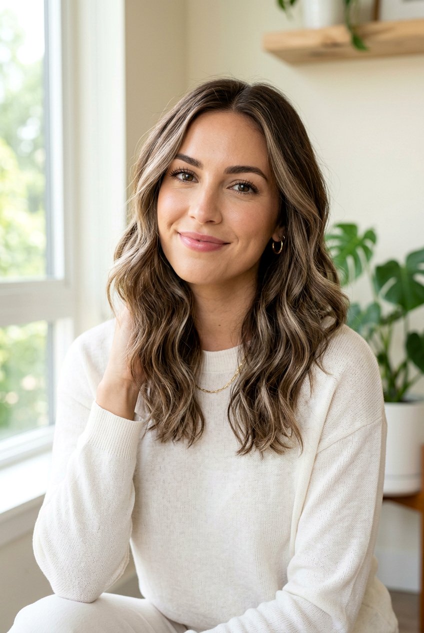 Walnut Brown with Blonde Highlights - 20 walnut brown hair color - 20 walnut brown hair color