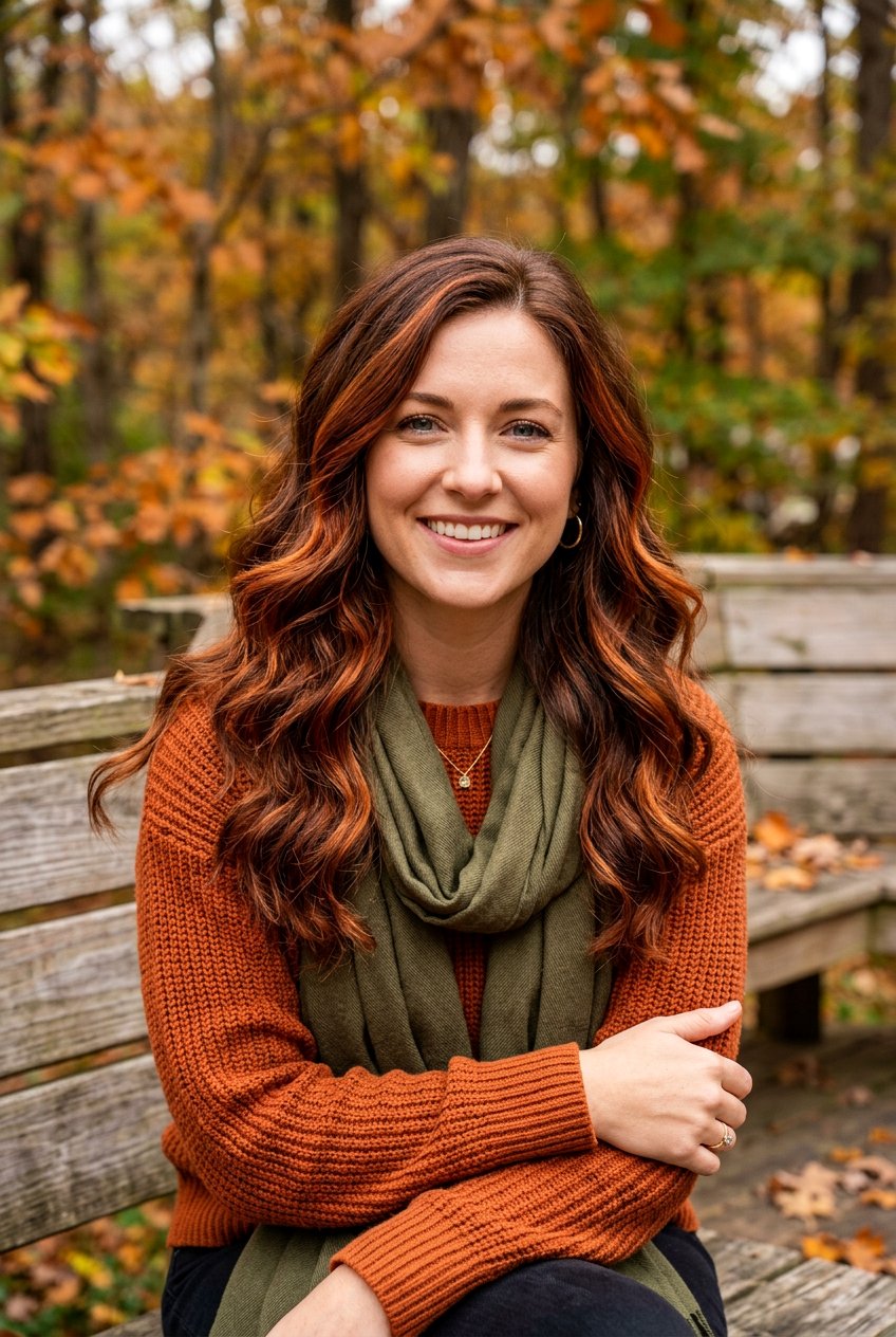 Walnut Brown with Copper Lowlights - 20 walnut brown hair color - 20 walnut brown hair color