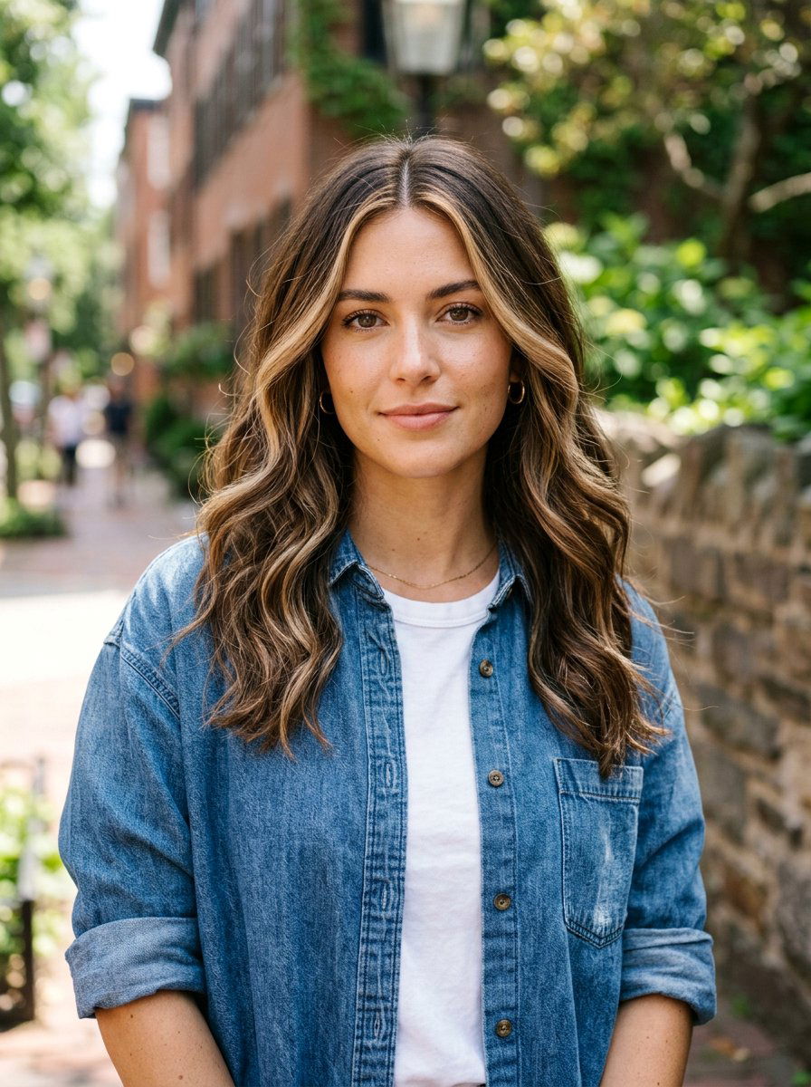 Walnut Brunette With Money Piece Highlights - 20 walnut brunette with highlights - 20 walnut brunette with highlights