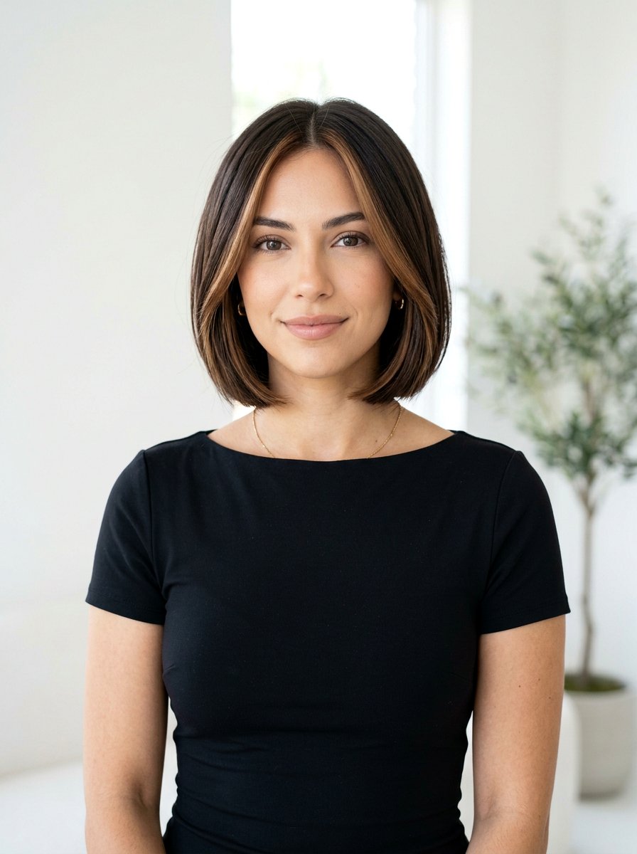 Walnut Money Piece - 20 subtle money piece for mature women - 20 subtle money piece for mature women