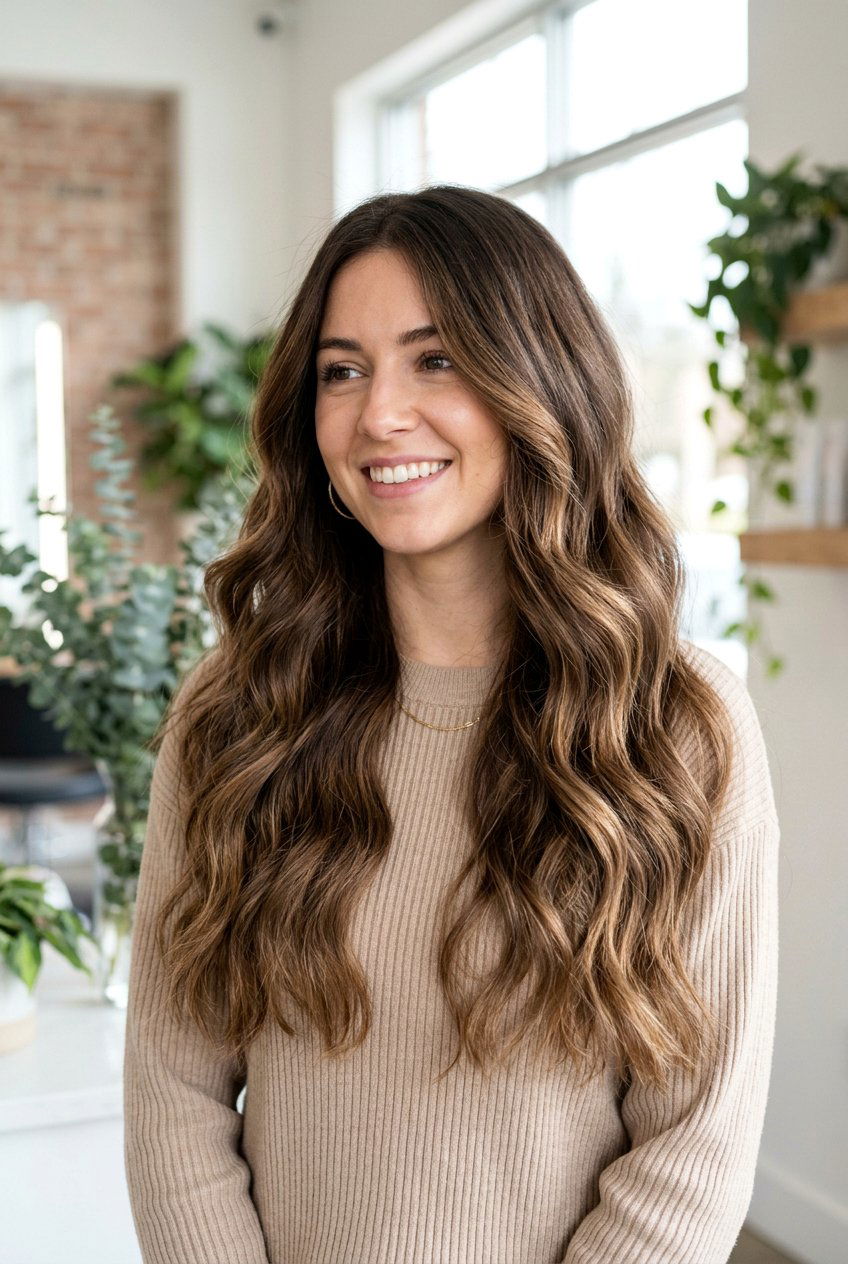Walnut brown balayage - 20 subtle balayage on brown hair - 20 subtle balayage on brown hair