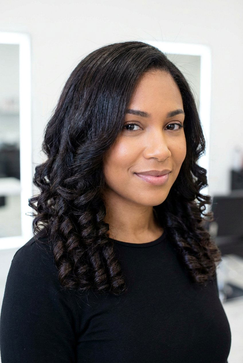 Wand Curls Silk Press - 20 silk press hairstyles - 20 silk press hairstyles