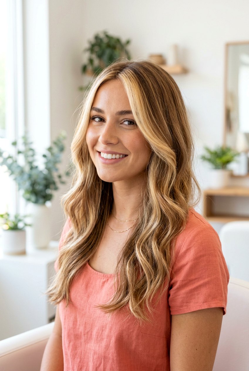 Warm Blonde Balayage Face Framing Layers - 20 natural looking balayage for blondes - 20 natural looking balayage for blondes