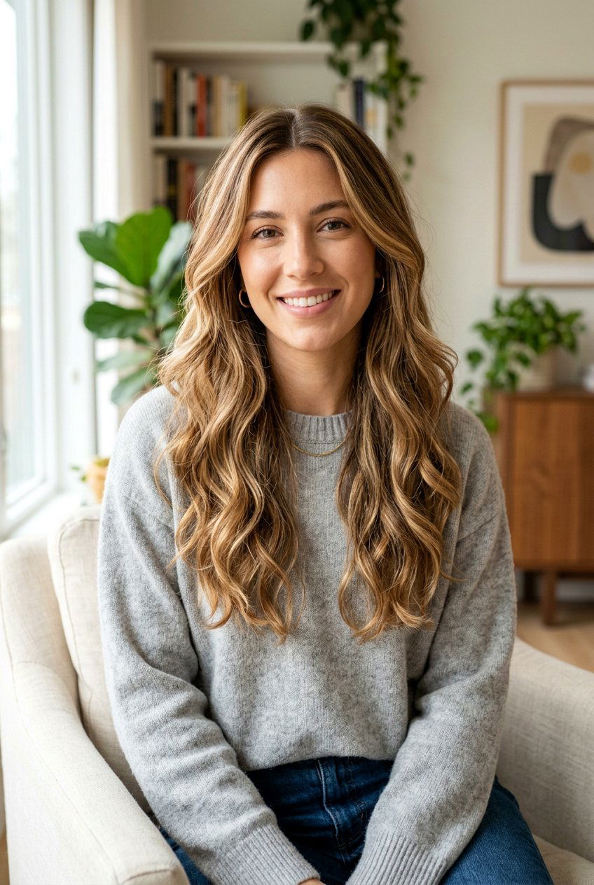 Warm Bronde On Long Layered Hair - 20 hair color ideas for long layered hair - 20 hair color ideas for long layered hair