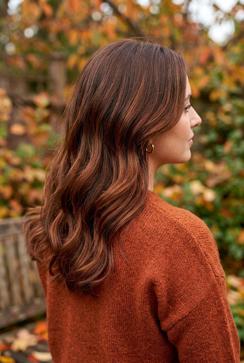 Warm Brown Hair With Deep Sienna Lowlights - 20 brown hair color with lowlights - 20 brown hair color with lowlights