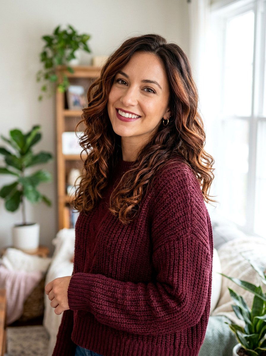 Warm Brunette With Cinnamon Highlights - 20 rich brunette with subtle highlights - 20 rich brunette with subtle highlights