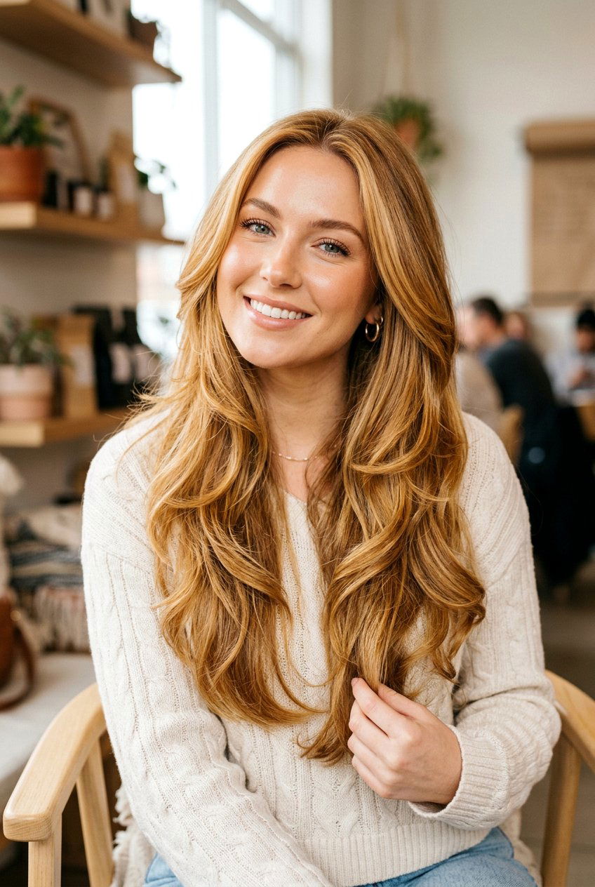 Warm Caramel Blonde Hair Color - 20 lived in caramel blonde hair - 20 lived in caramel blonde hair