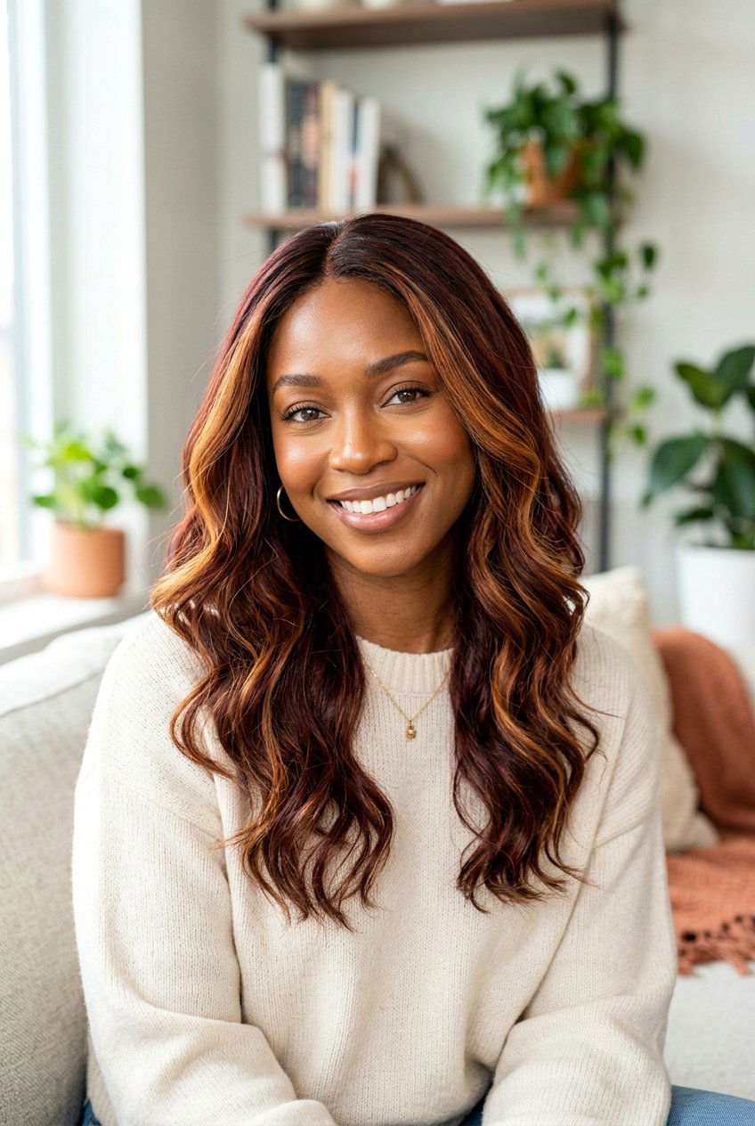 Warm Caramel Highlights On Mahogany Hair - 20 caramel highlights on brown hair - 20 caramel highlights on brown hair