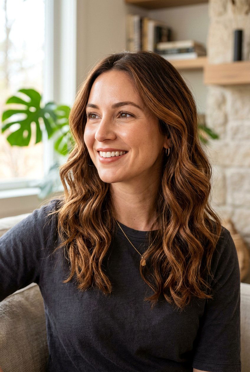 Warm Cinnamon Brown Hair With Low Maintenance Color - 20 warm cinnamon brown hair - 20 warm cinnamon brown hair