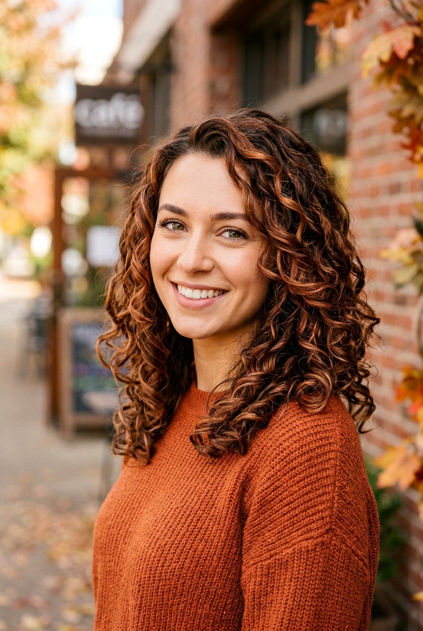 Warm Cinnamon Brown Highlights - 20 low maintenance hair color for brunettes - 20 low maintenance hair color for brunettes