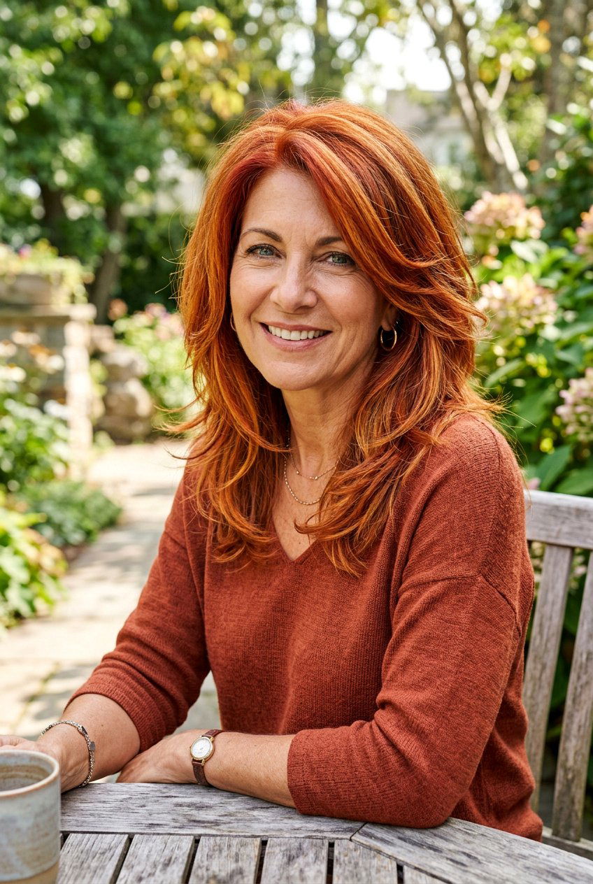 Warm Copper Red Hair - 20 copper red hair color for mature skin tones - 20 copper red hair color for mature skin tones