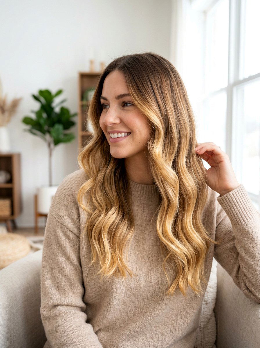 Warm Honey Blonde Ombre - 20 honey blonde for mature women - 20 honey blonde for mature women