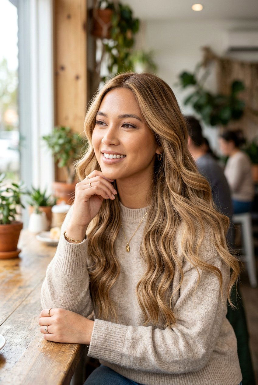 Warm Honey Milk Tea - 20 milky tea hair color - 20 milky tea hair color