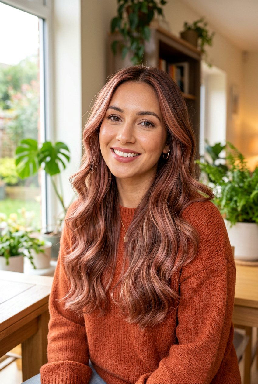 Warm Rose Brown - 20 rose brown hair color for mature women - 20 rose brown hair color for mature women