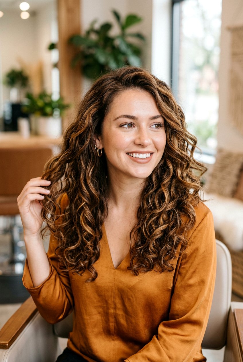 Warm Toffee Highlights on Brown Hair - 20 hair color ideas for brunettes with highlights - 20 hair color ideas for brunettes with highlights