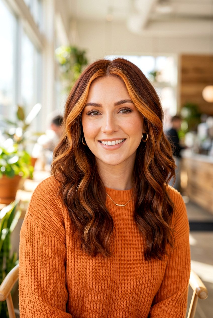 Warm Toned Money Piece - 20 money piece for first time hair color - 20 money piece for first time hair color