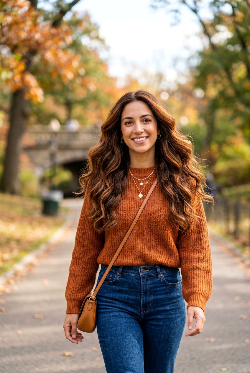 20 Gorgeous Walnut Brown Hair Color Ideas for a Warm Look