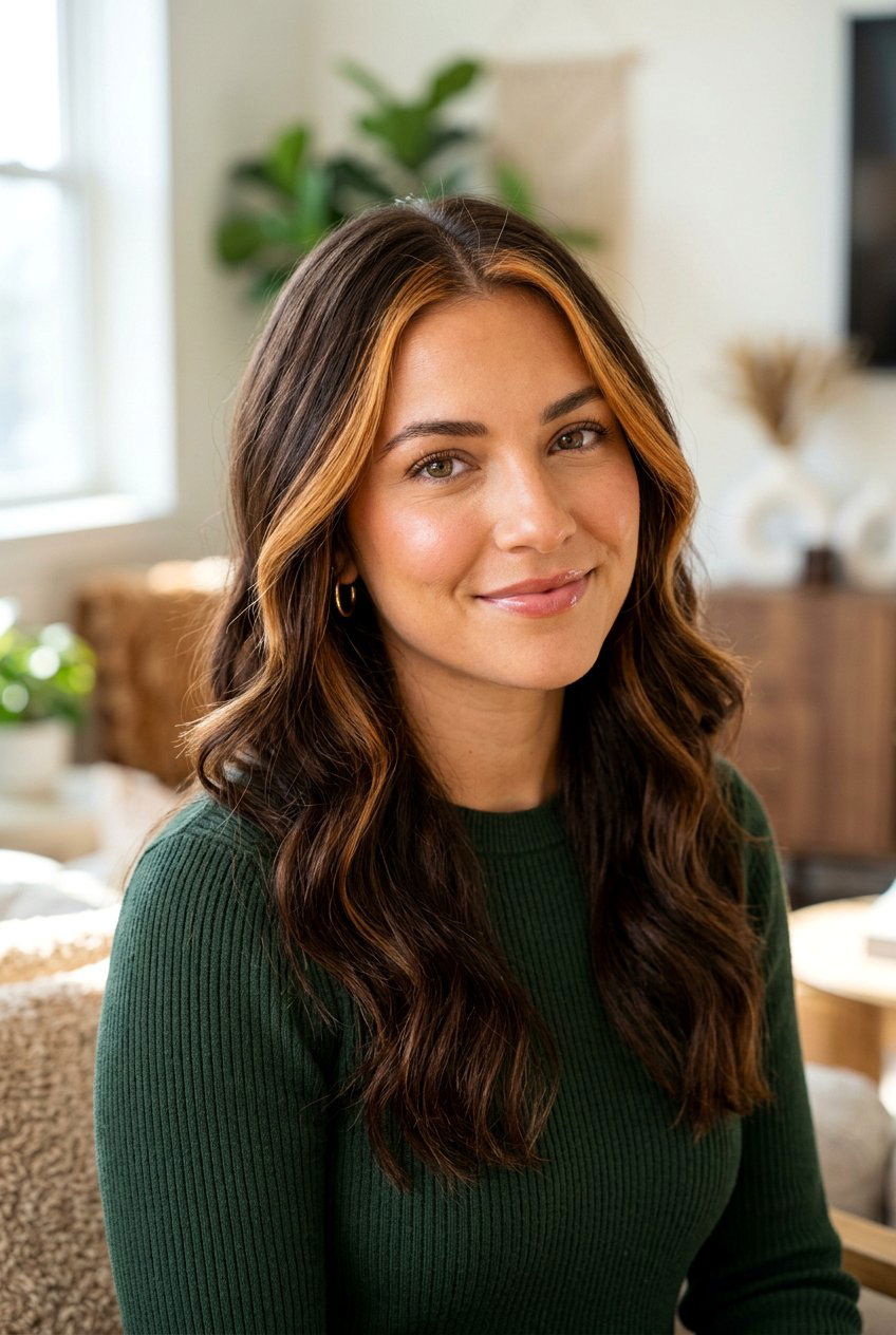 Warm blonde money piece brown hair - 20 blonde money piece on brown hair - 20 blonde money piece on brown hair